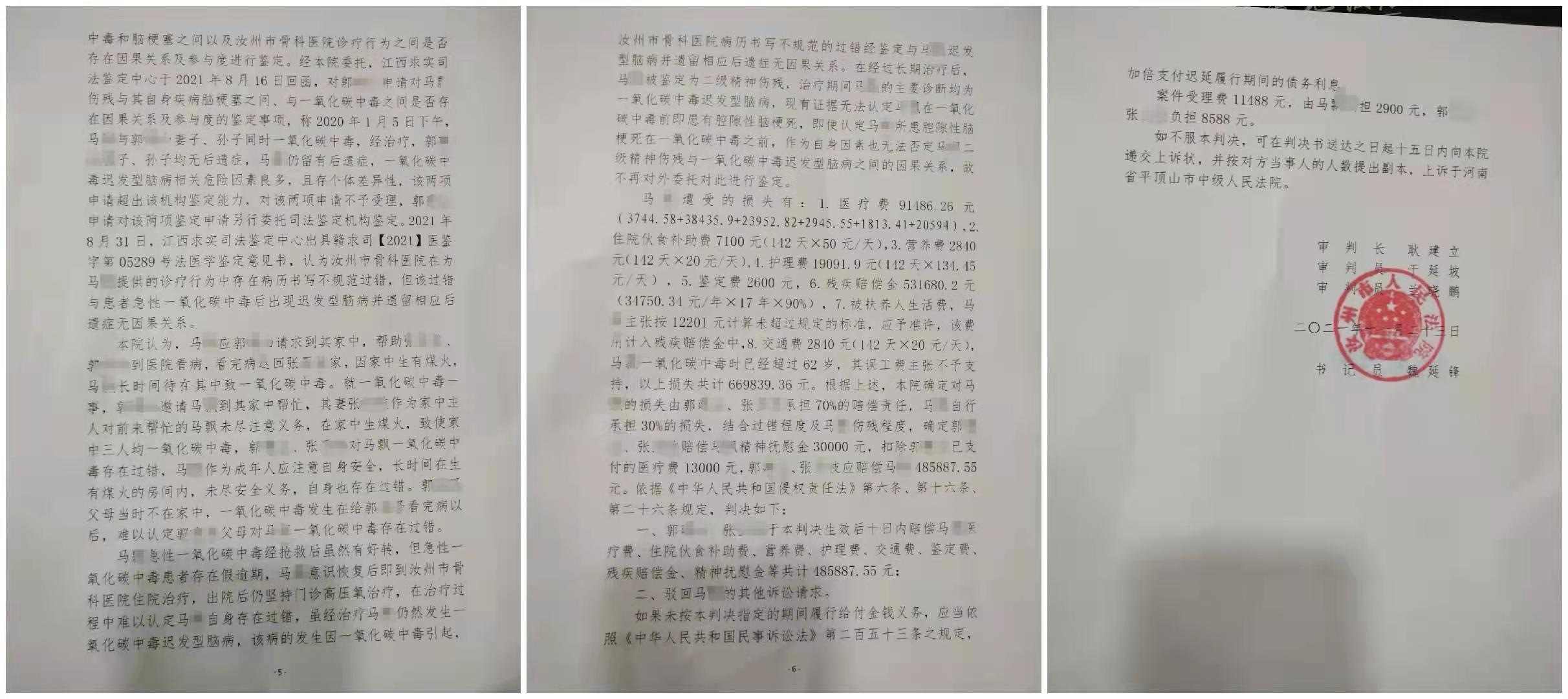 受邀给亲戚帮忙，6旬妇一氧化碳中毒后成植物人，获判赔48万余元；受助人认为无责，法院开庭审理执行异议