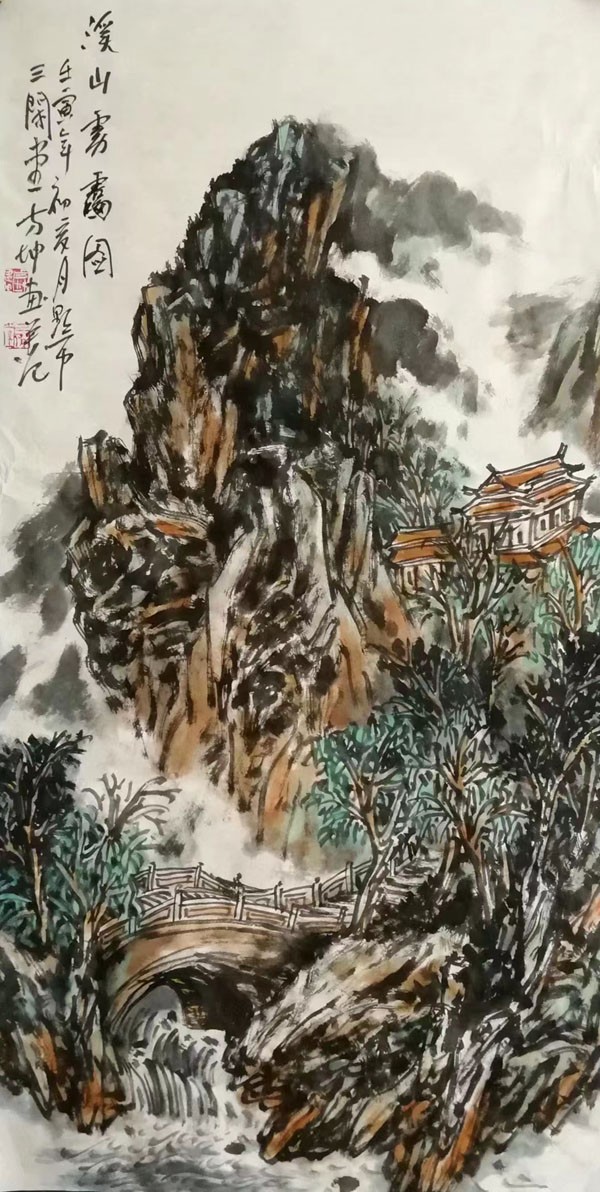 大气雄浑 随意率真——实力派著名画家方坤作品欣赏