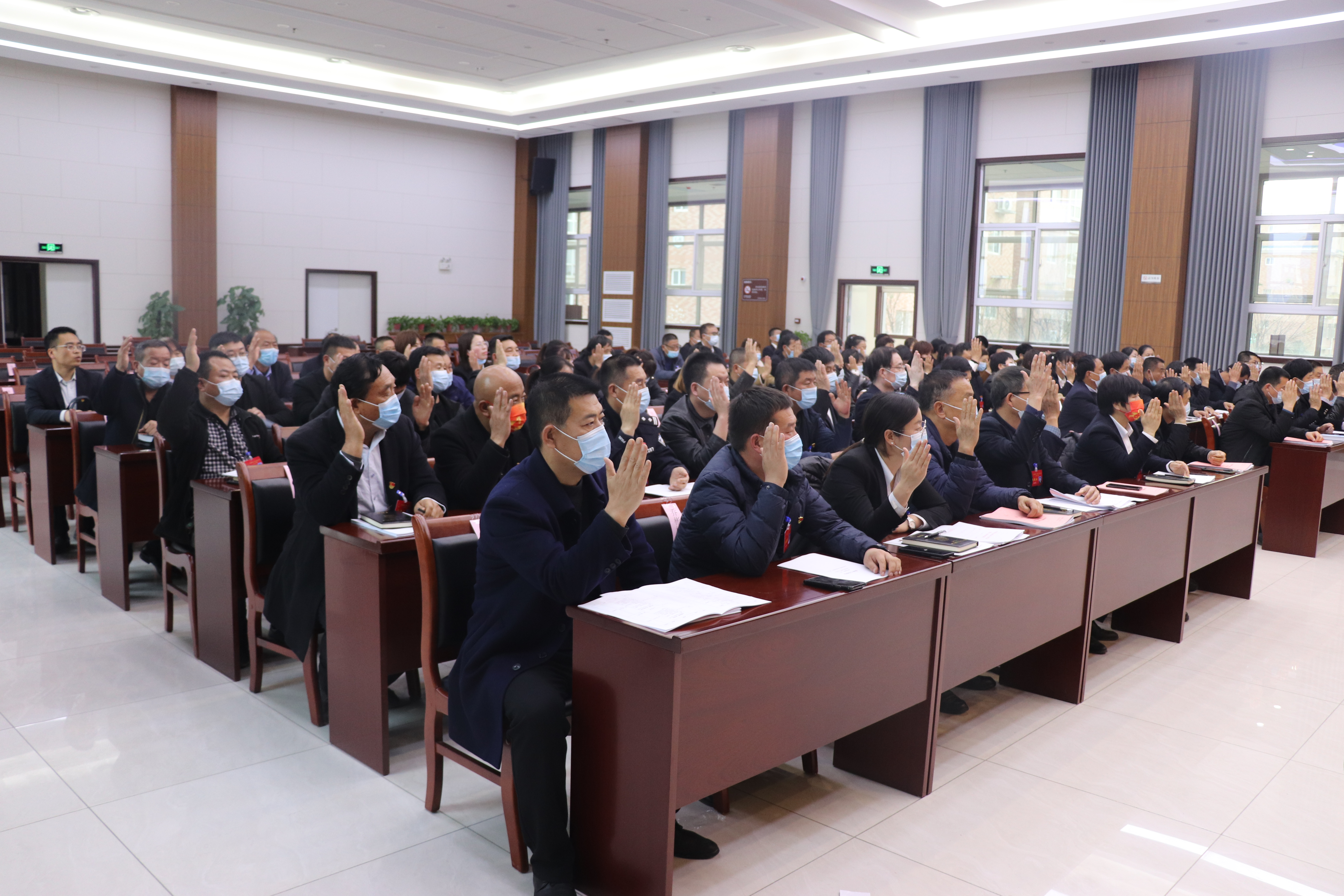 「聚焦两会」富平县庄里镇第十二届人民代表大会第一次会议开幕