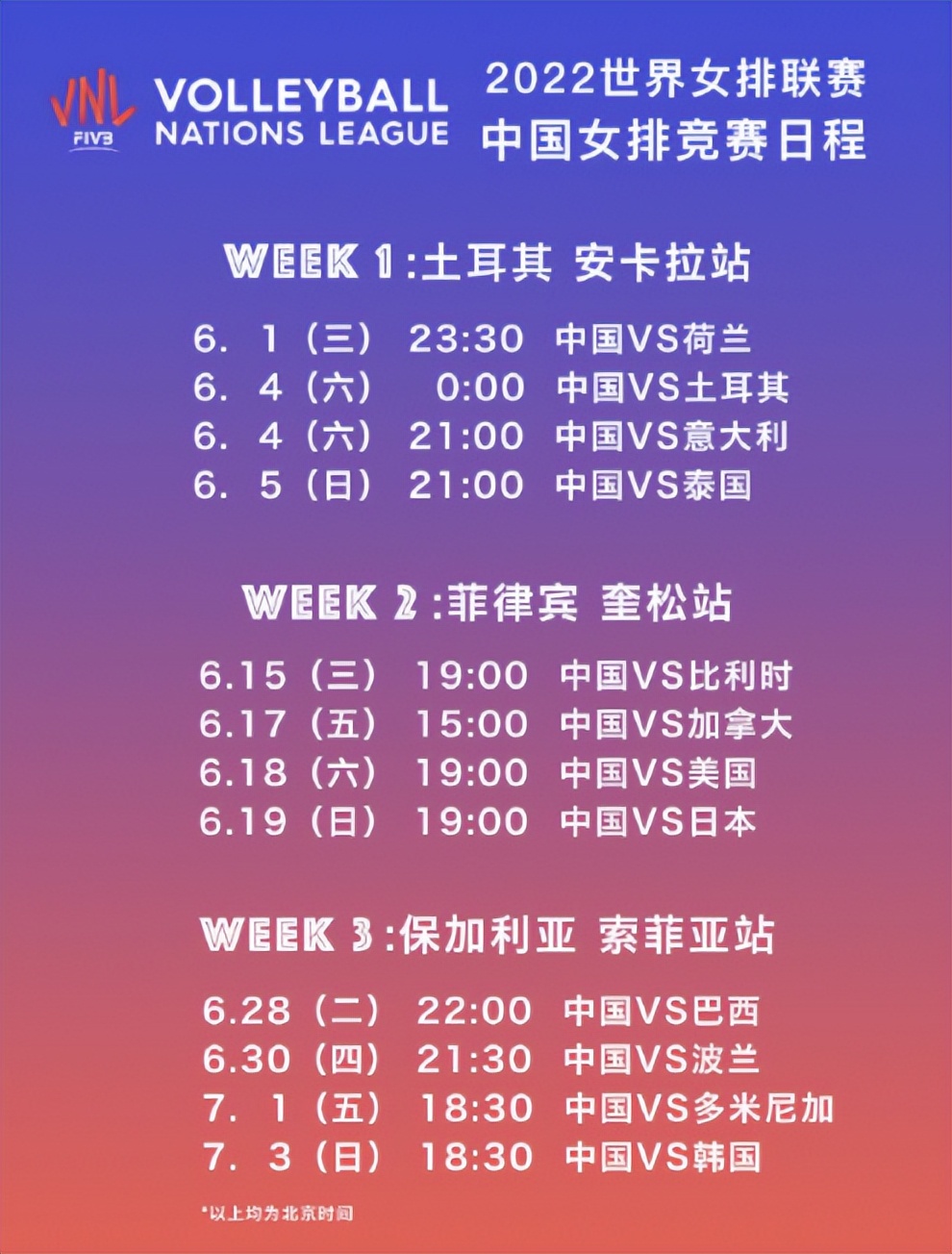 东京奥运会多久开一次(5天4场！1天2场！中国女排最全赛程出炉，蔡斌意在练兵央视无直播)