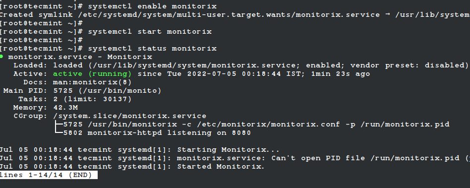 Monitorix – Linux系统和网络监控工具