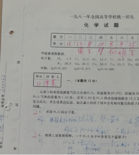 1977年的准考证曝光，一寸照片引关注，网友：时代是个轮回