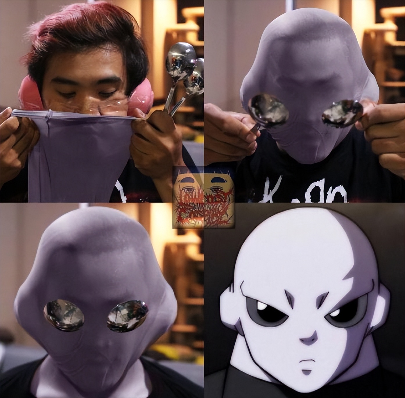 天花板级COS？黑皮、白发、翻白眼，却让百万网友魂牵梦绕