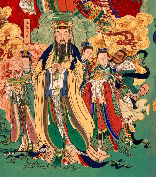 道教神话，神职不高但统领众神的玉皇大帝