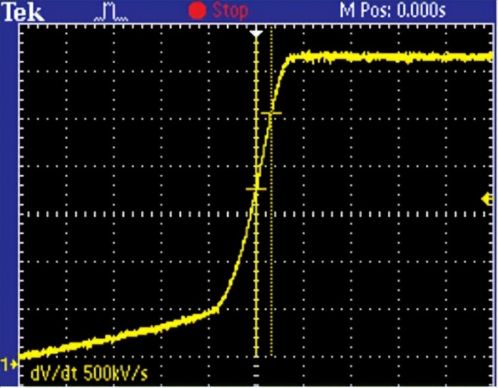 使用TPS2000B系列泰克示波器进行dv/dt和di/dt光标测量