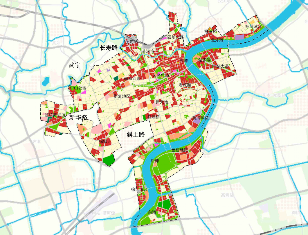 上海2035规划重点区域图片