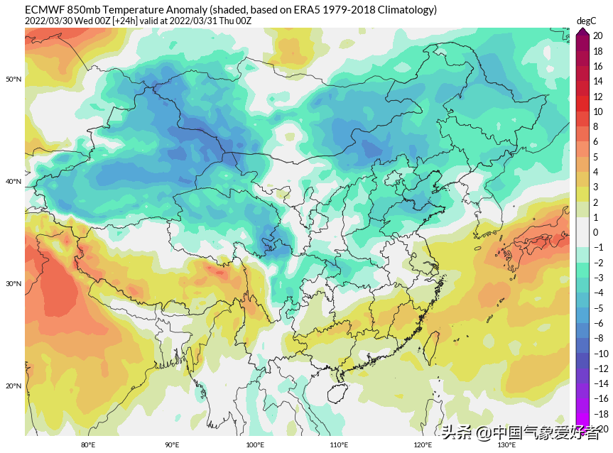 中央一套天气预报(冷空气攀登西藏，今春最大范围雨雪降温开始！权威预报：影响34省)