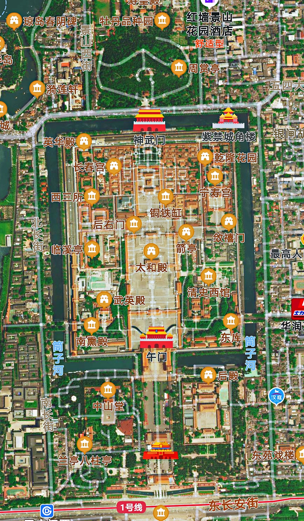 布达拉宫平面图介绍图片
