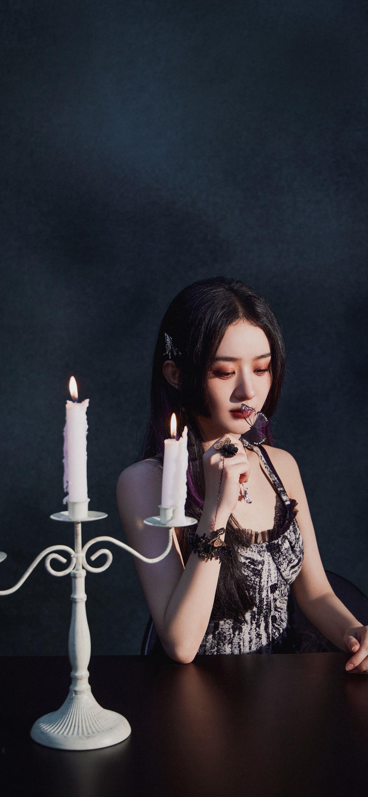 赵丽颖壁纸｜红色玫瑰系列