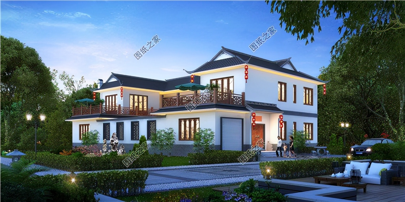 四水归堂住宅设计图，好风水配好住宅，这几款是你的菜吗？