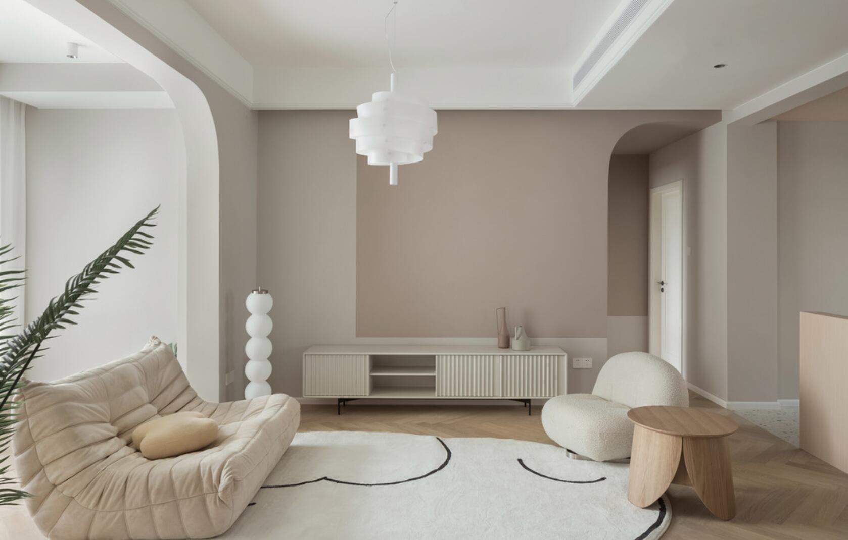 她115㎡家，堪称“横厅改造模板”，只是换个思路，立马通透多了