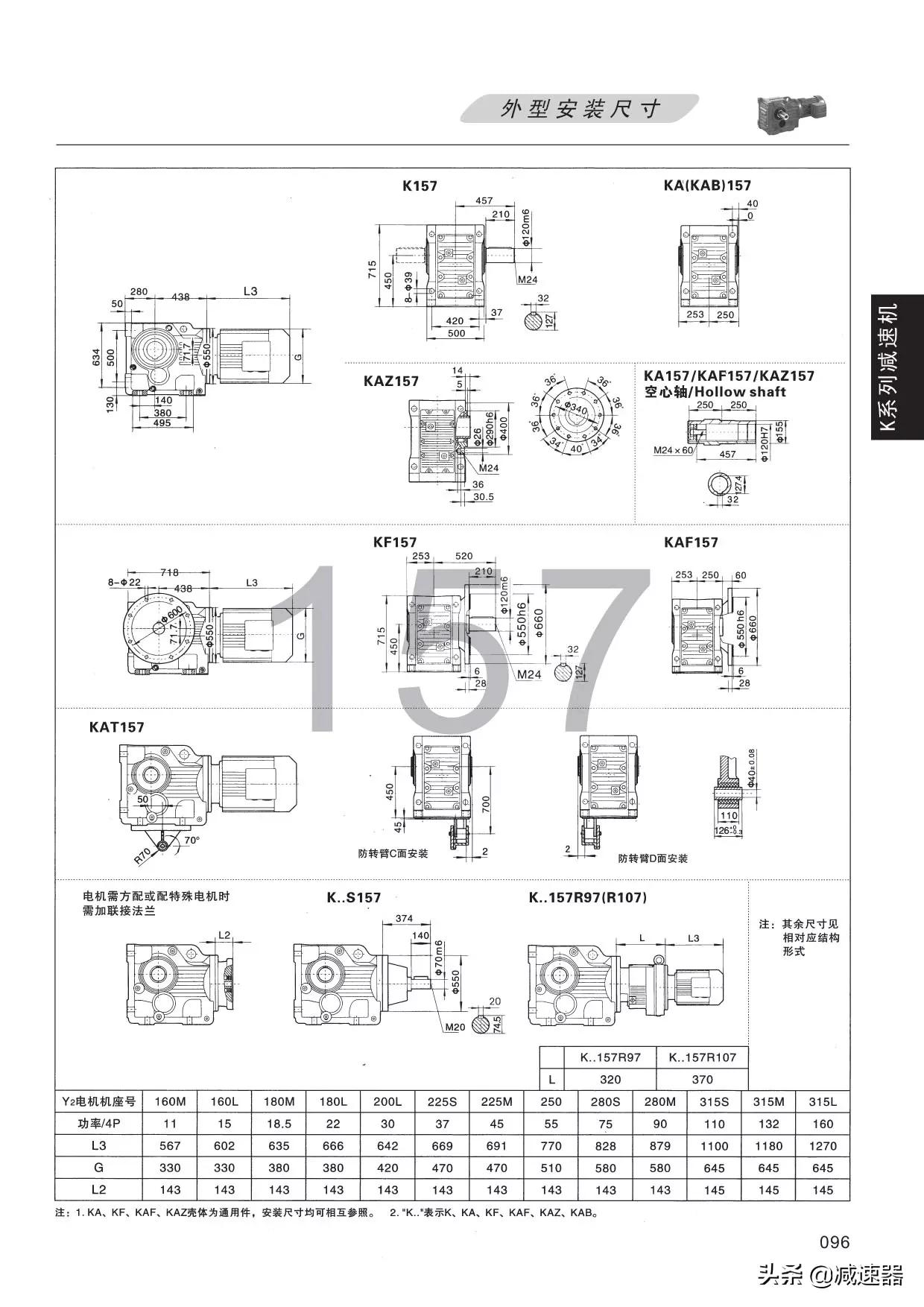 K系列减速选型资料