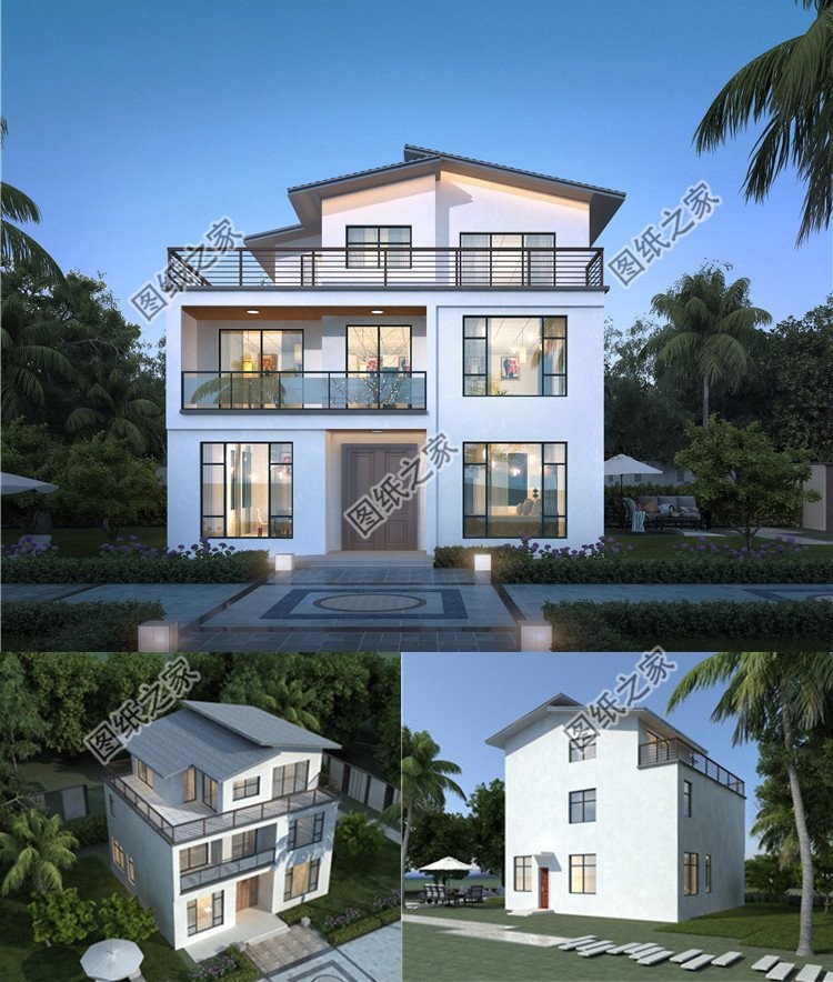 农村两层半别墅推荐,实用型房屋设计,更适合农村建造