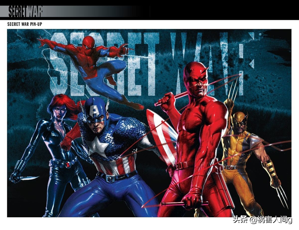 美国队长领导的“秘密复仇者”与漫威英雄内战