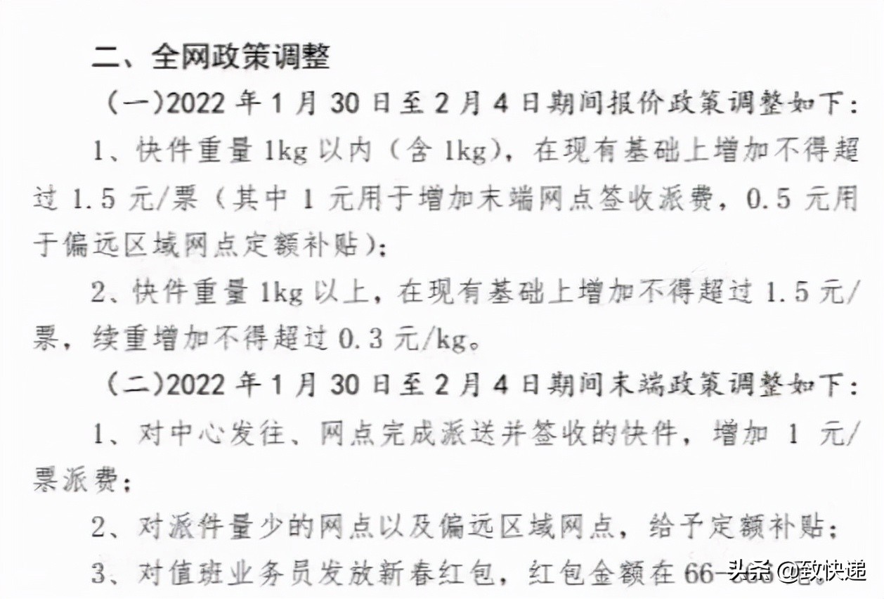 春节服务费加收时间提前，您那里收到快递通知了吗？