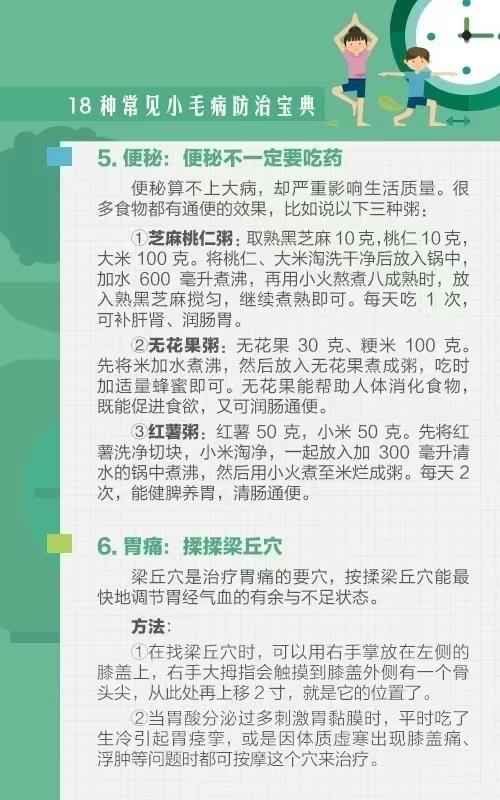 小病不求人，这18种常见小疾病，给你防治宝典，建议收藏备用