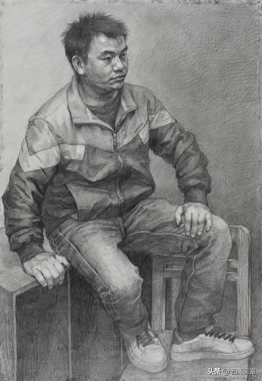 四年级下学期 指导老师:廖大杰,李明昌,何伟平74cm×52cm 纸本炭笔