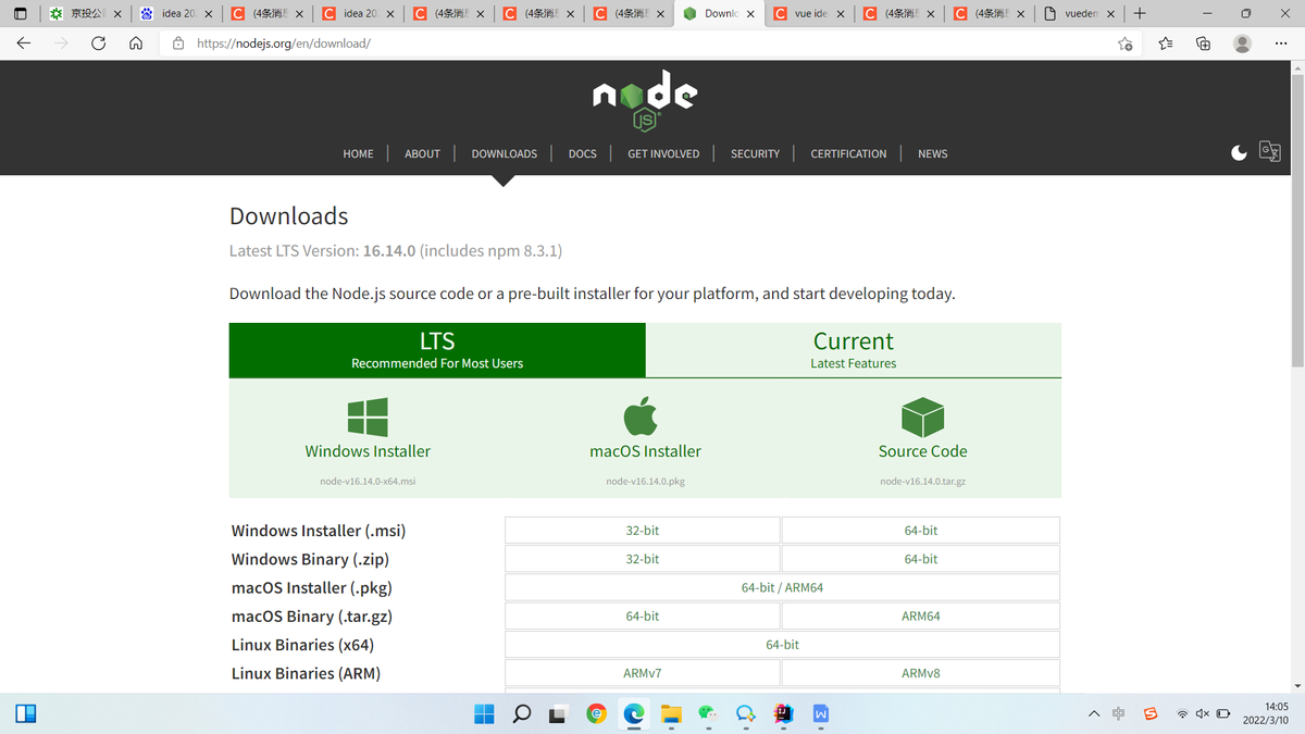 idea注册码（从头搭建VUE环境）
