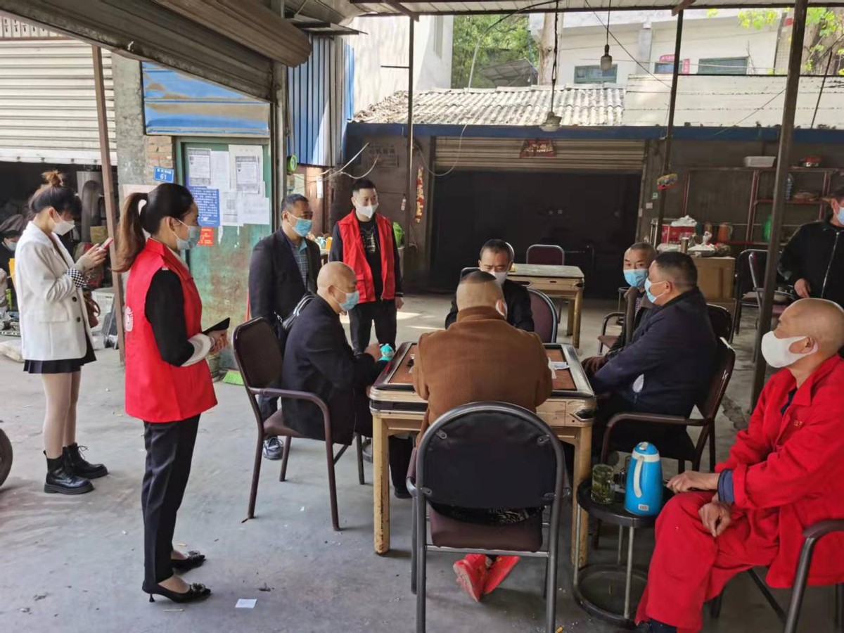 简阳市东溪街道开展“疫情防控，我们在行动”志愿服务活动