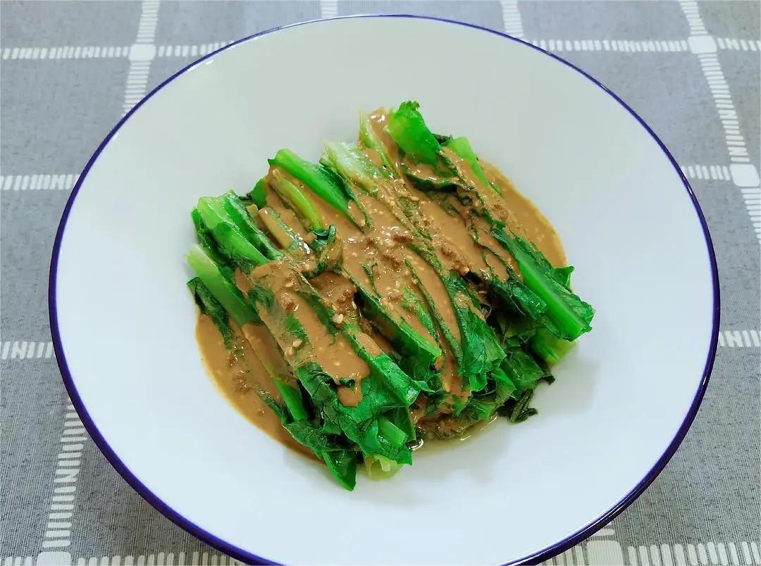 圖片[5]-【芝麻醬油麥菜】做法步驟圖 美味爽口 百吃不厭-起舞食譜網