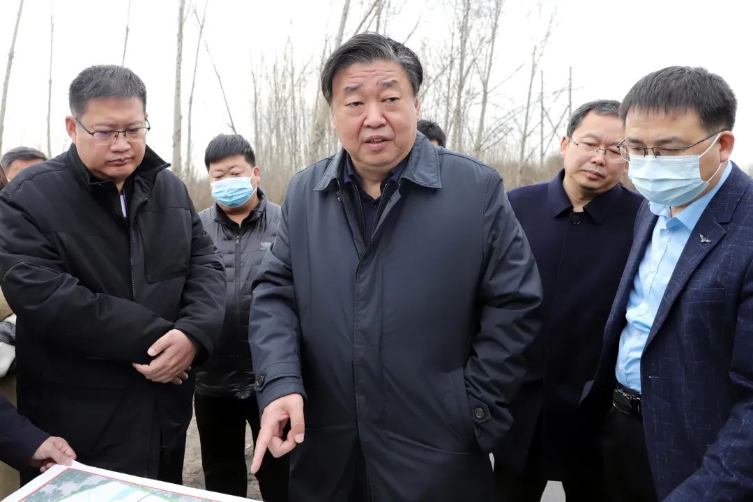 邯郸武金良来峰调研邯峰快速路规划建设情况