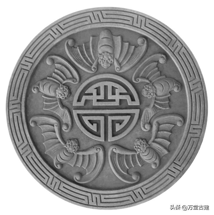 15套影壁墙常用砖雕图案,寓意美好