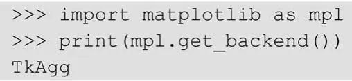matplotlib后端类型的配置方法
