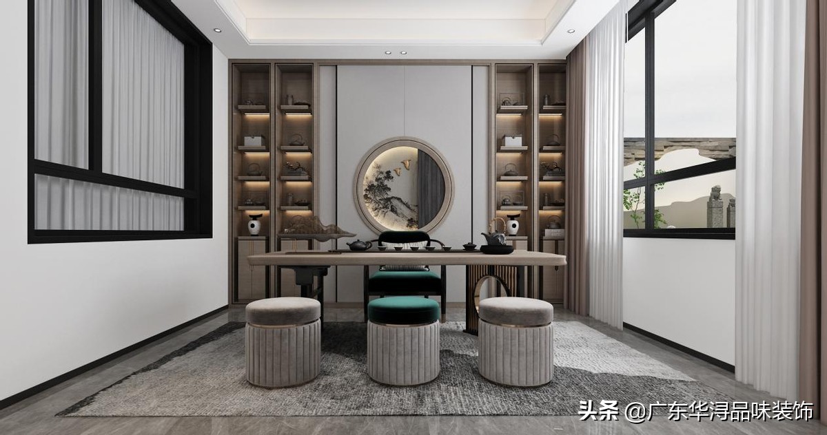 458㎡现代简约风，超大复式结构装修，将大自然带回家