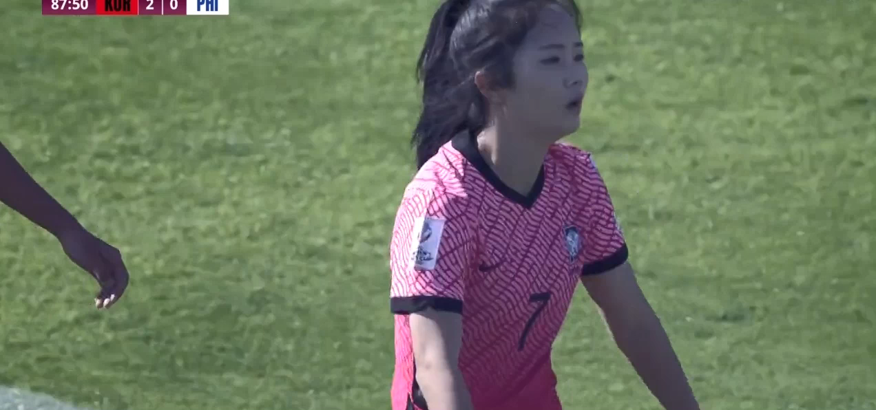 韩国对菲律宾女足世界杯(女足亚洲杯半决赛，韩国女足2-0菲律宾女足，首次晋级决赛)