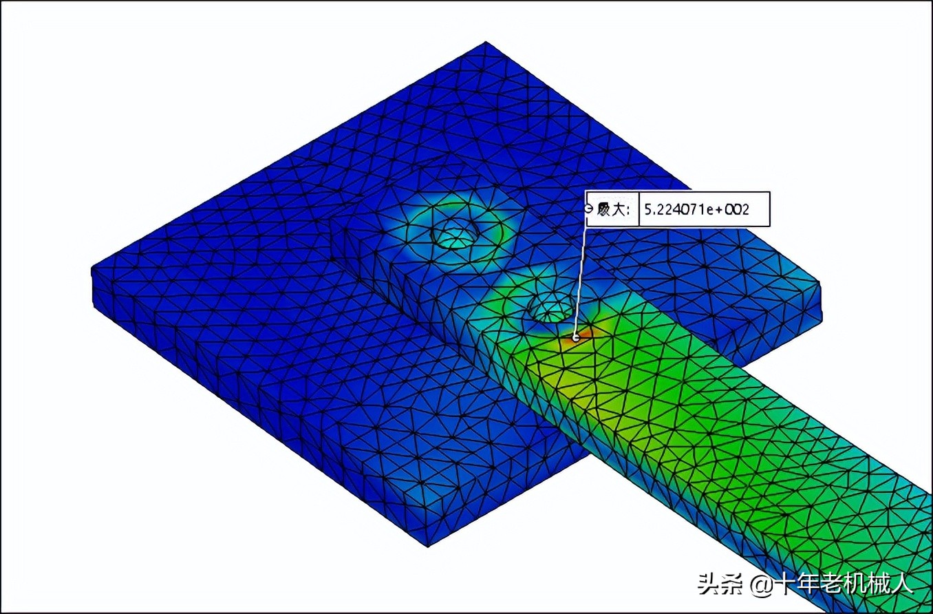 SolidWorks Simulation 有限元分析实例练习：螺栓接头分析