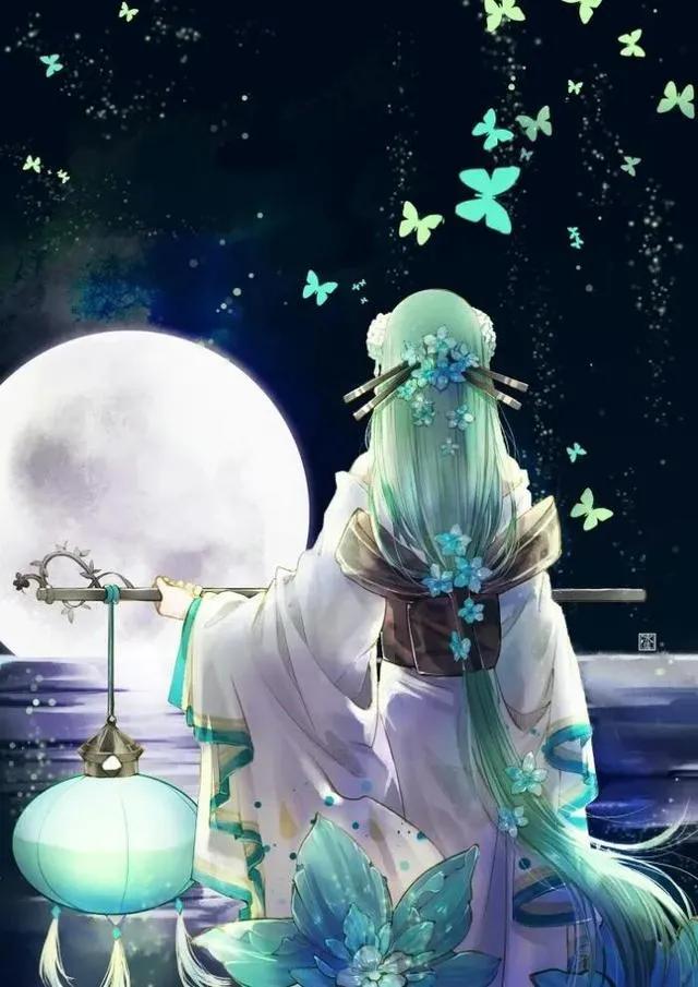 唯美古风背影美图