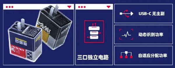 魅族发布 65W“变速箱”氮化镓充电器，独特拼色、2C1A输出