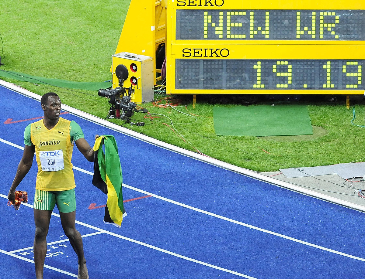 男子50米短跑世界纪录图片