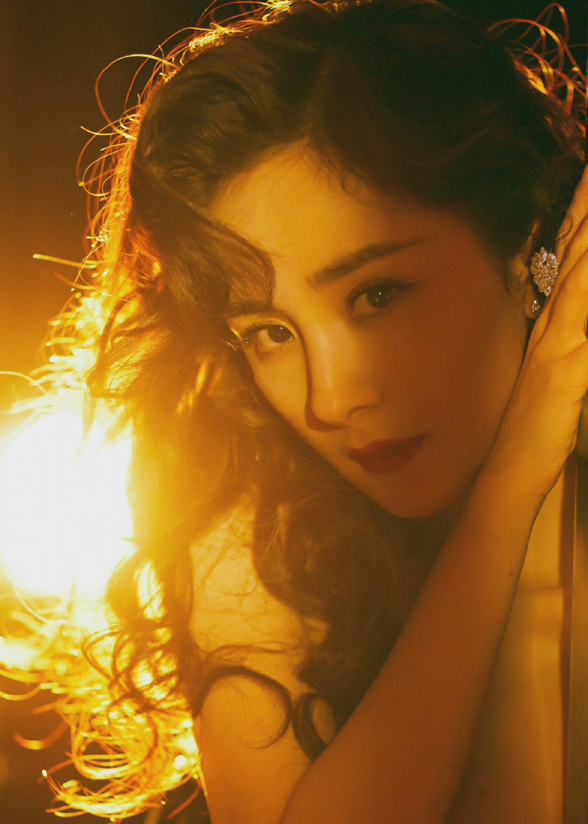 杨幂的刘海造型