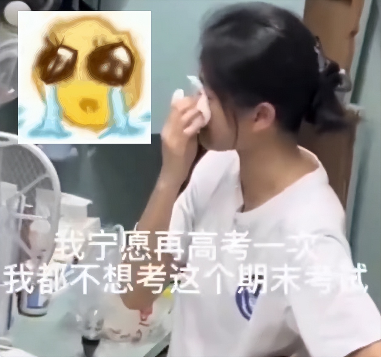 女生期末考试压力太大，面对室友痛哭流涕，看到专业后就理解了