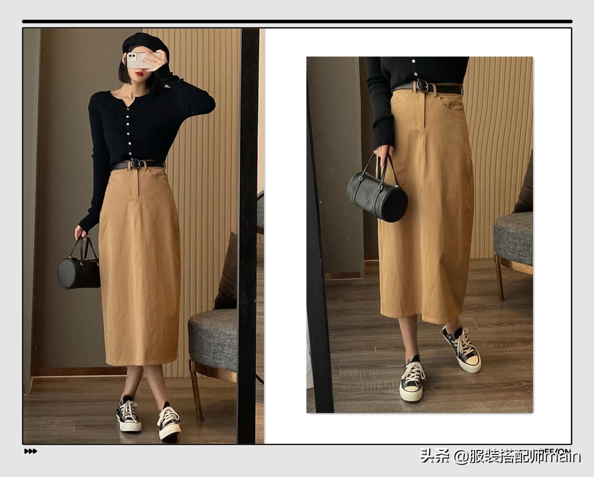 半身裙搭配（半身裙11个穿搭模板完美应对场合）