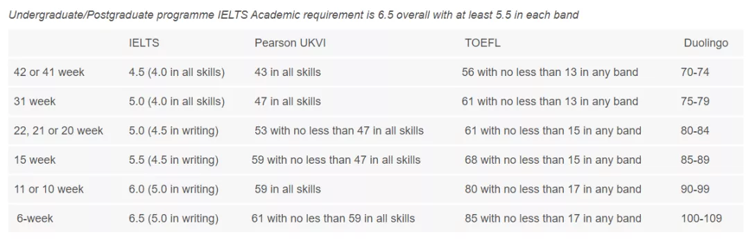 英国大学22fall语言班申请更新（上）：和雅思say bye的机会有