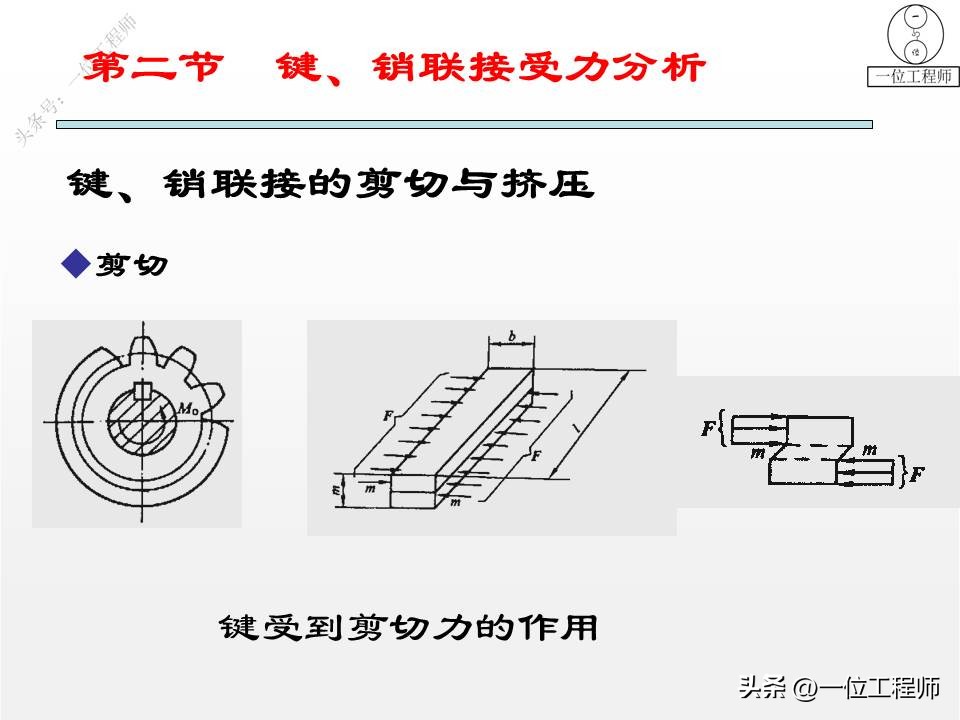 3类连接结构设计，键、销和螺纹连接的设计，43页PPT介绍机械连接