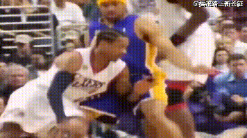 央视NBA总决赛宣传片（01年NBA总决赛第一场比赛加时5分钟，艾弗森把质疑声音变成了赞美）