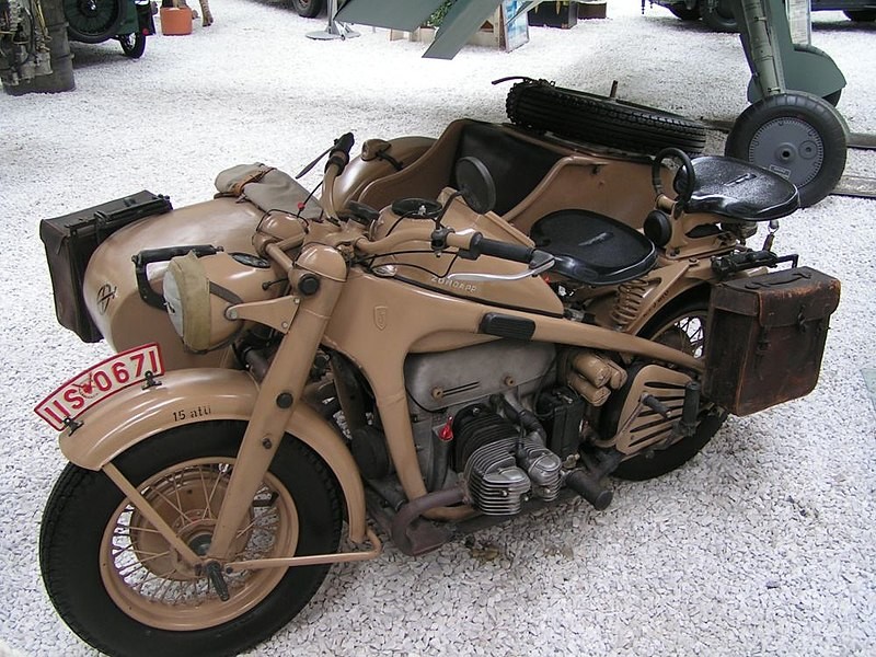 战场铁骑！二战各国的军用摩托，有没有一款是你的最爱？