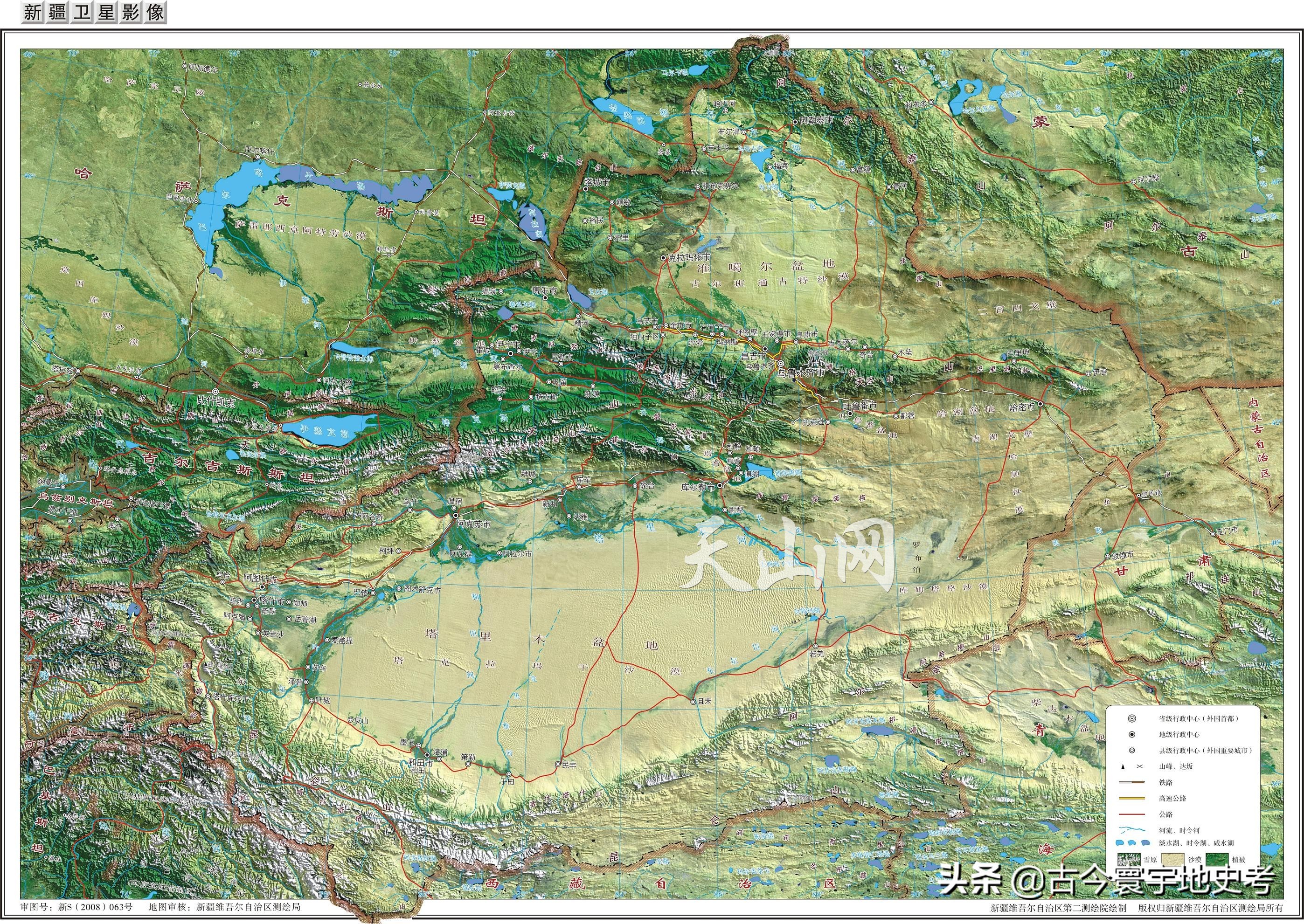 新疆维吾尔自治区各地市州、县地图