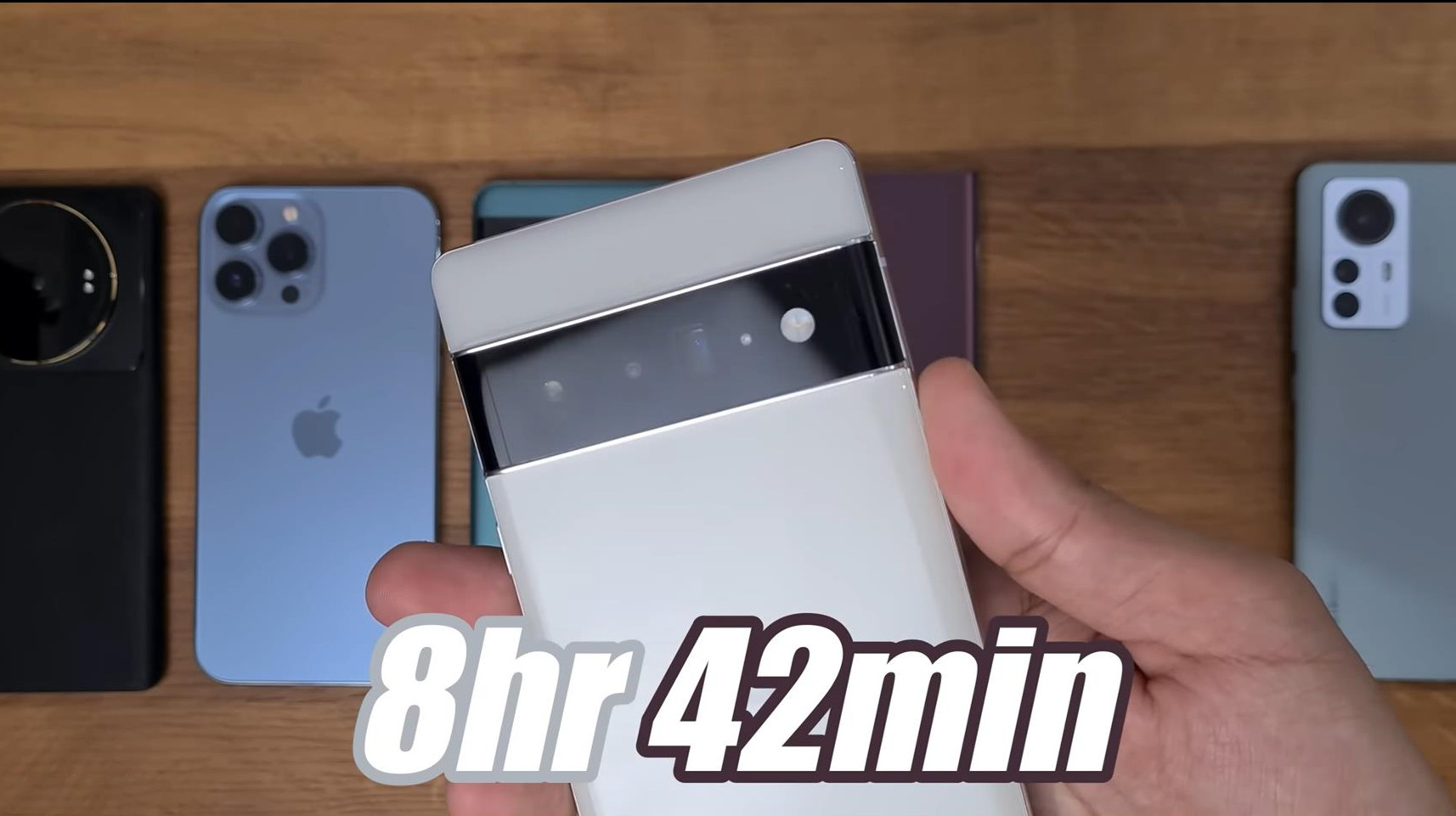 一加10Pro第三小米12SUltra第二，6部手机续航测试，苹果笑到最后