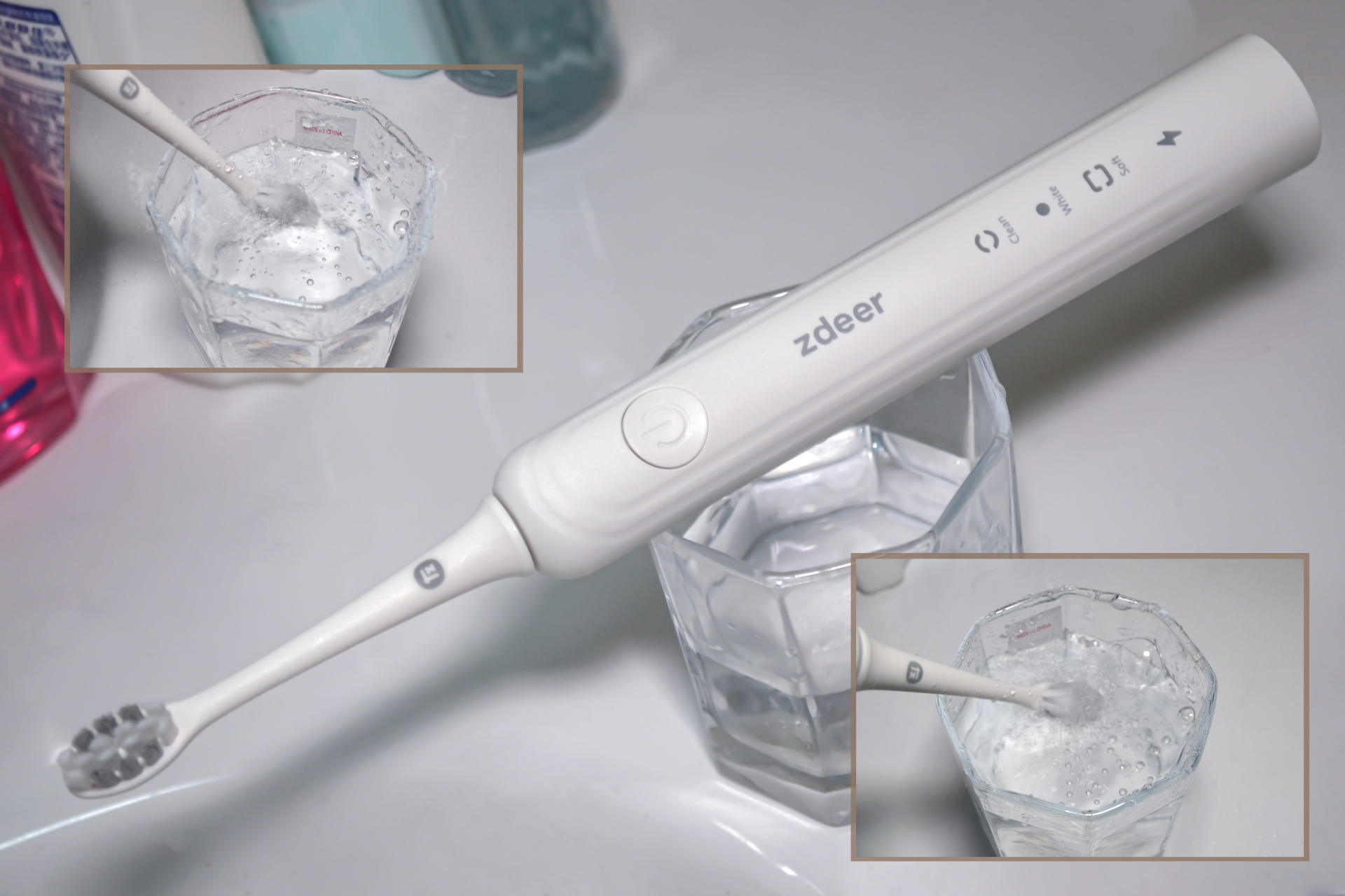 zdeer左点声波电动牙刷 为爱呵护牙齿健康