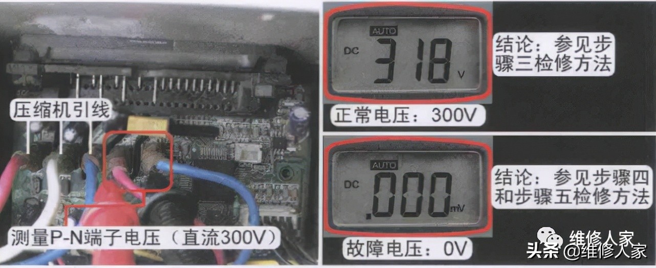 变频空调通信电压分析与检修流程