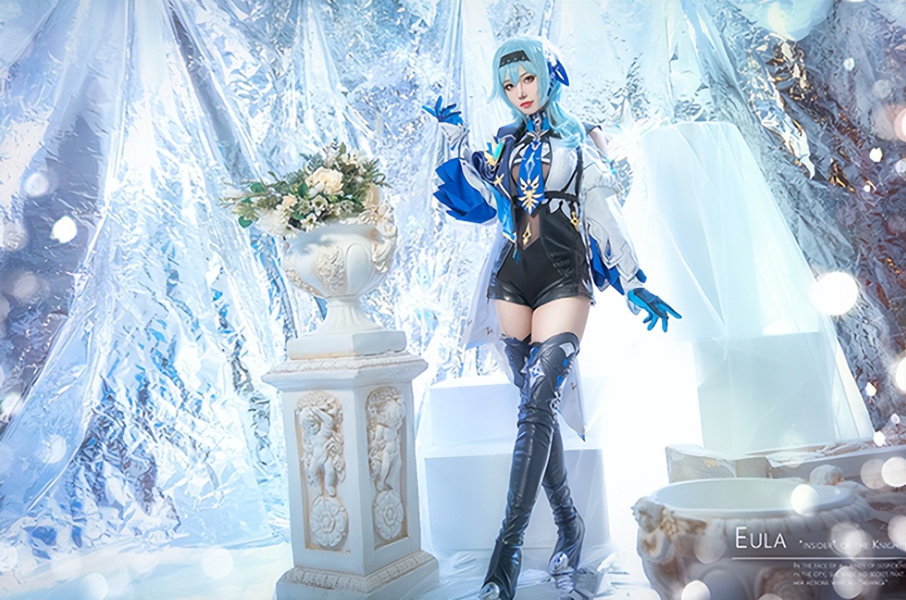 大长腿小姐姐COS《原神》优菈一角！网友：美奂美仑！-哪边嗨