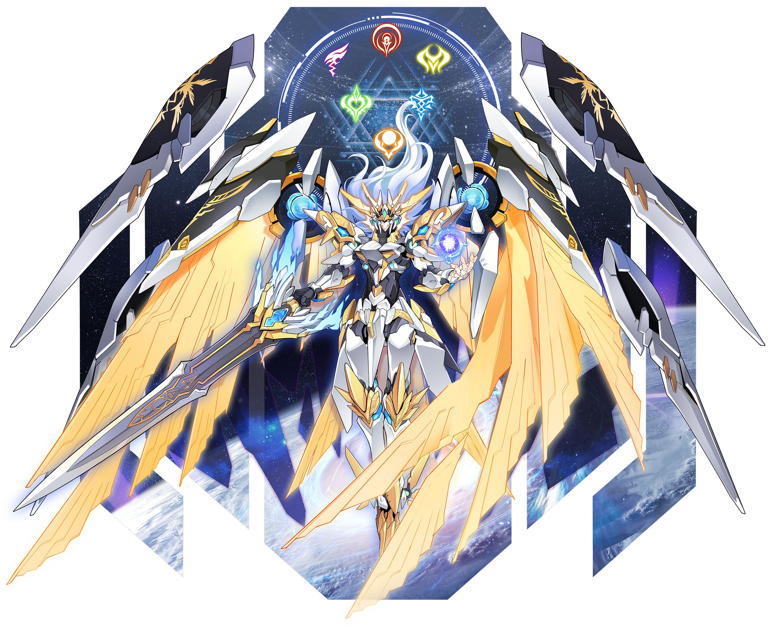 你们知道奥拉星吗(奥拉星11/11亚比大图解析:天帝昊天立绘参考的地方