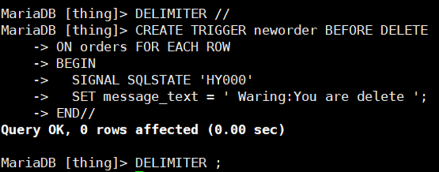 MySQL_08_触发器