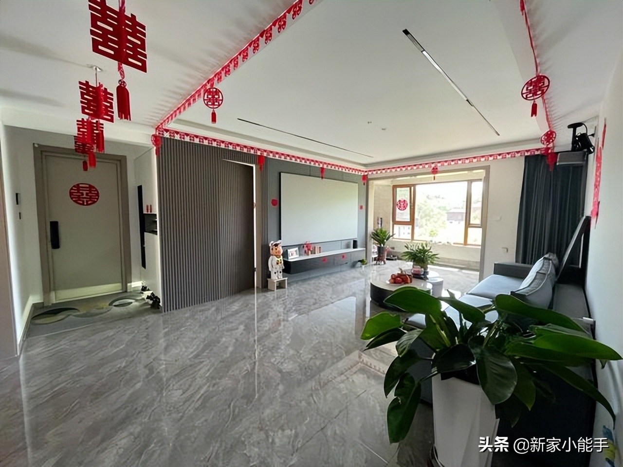 花了三个月装修的婚房，全屋简单又漂亮，入住一个月了非常满意