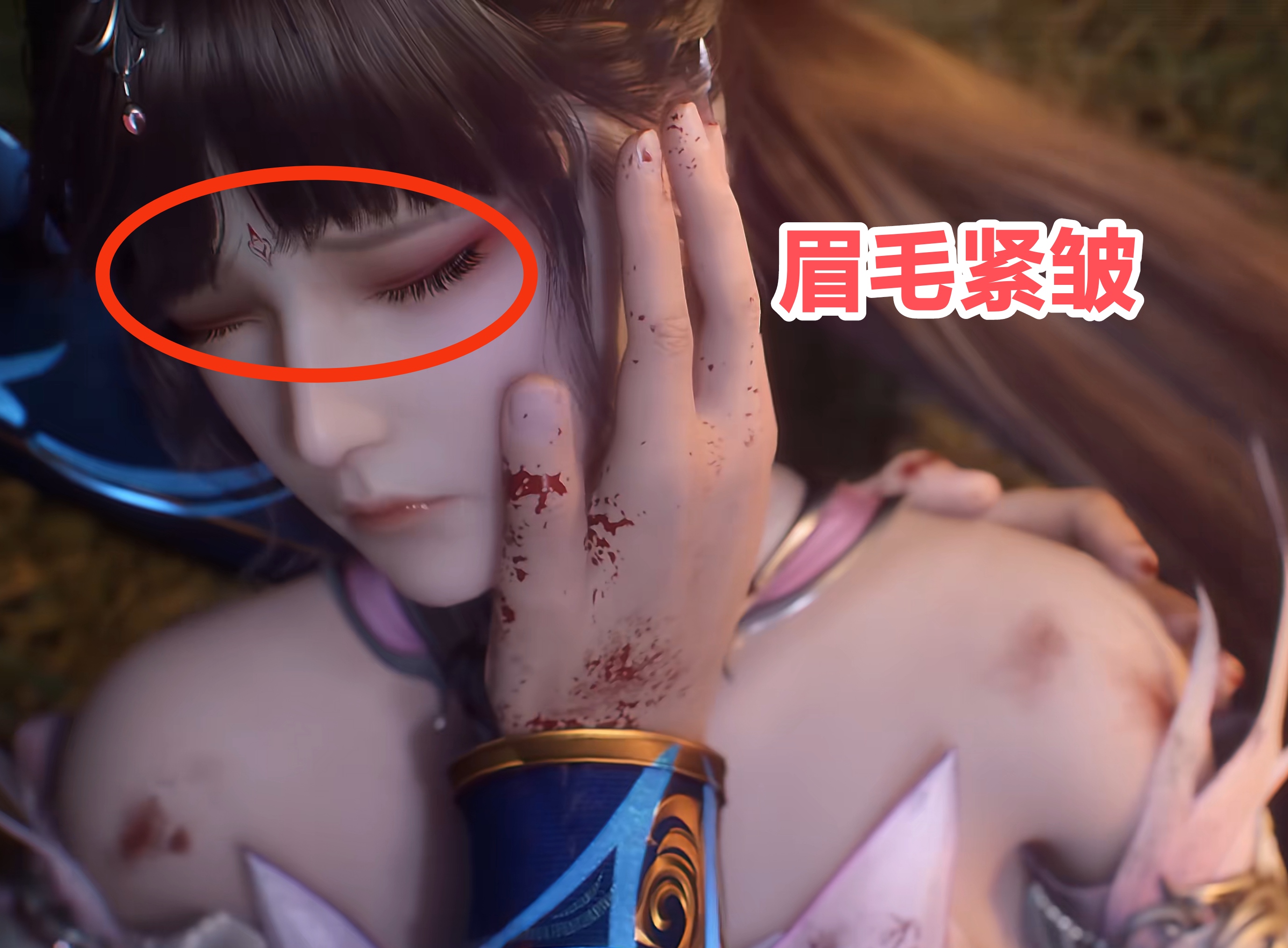 小舞受伤被占便宜,唐三大手快捏出水,小舞表情很真实-热门资讯