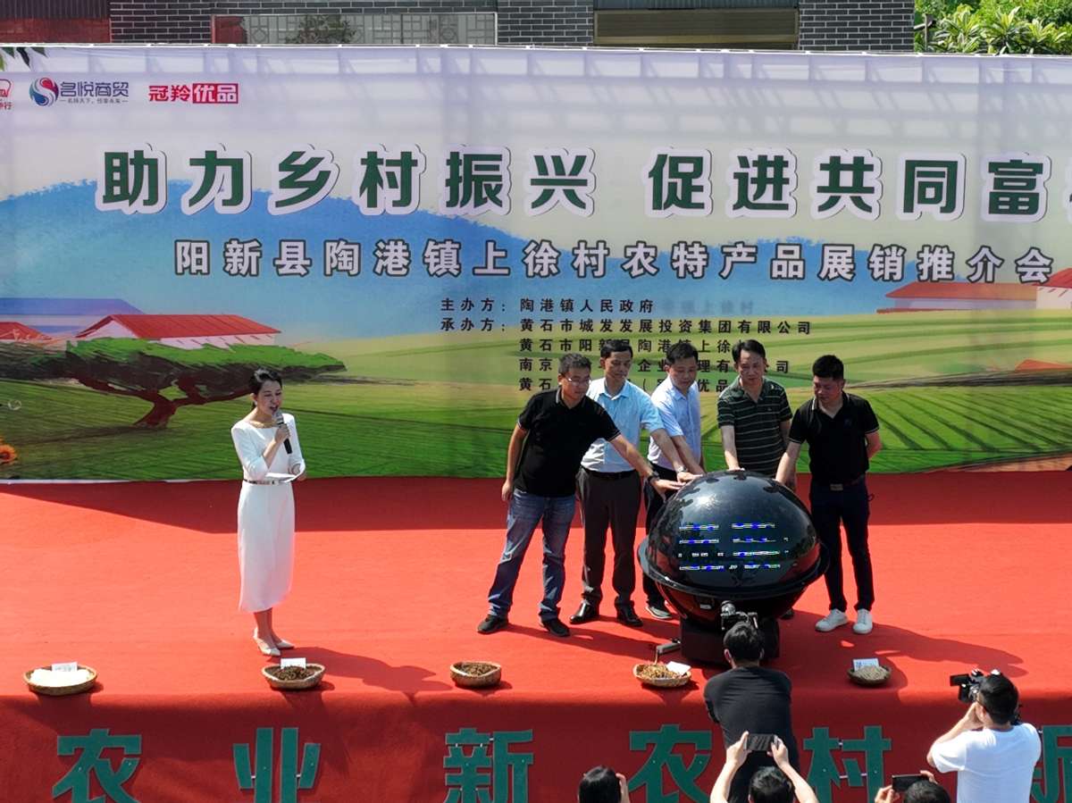 帮农民办好推介会 黄石陶港镇“动脑筋”把农特产品推向全国
